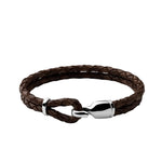 Miansai Single Trice Bracelet, Sterling Silver / Black - Brown