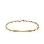 Mainsail 3mm ID Chain Bracelet, Gold Vermeil - polished gold