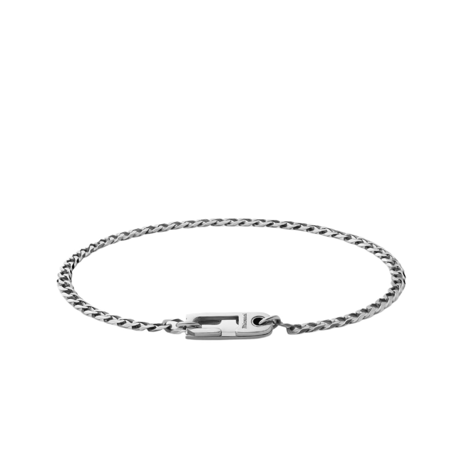Miansai Sterling Silver Annex Cuban Chain Bracelet I | Uncrate Supply