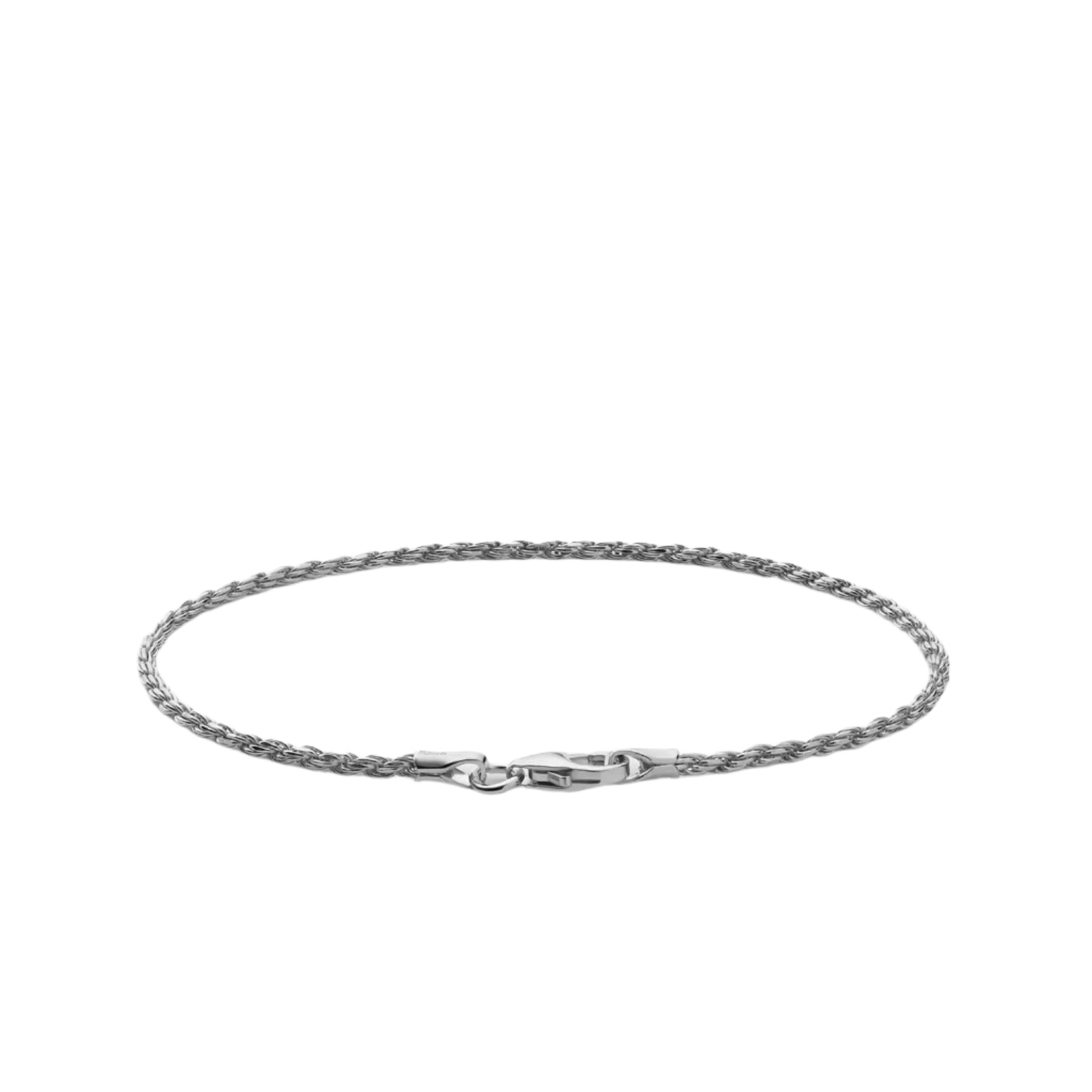 Miansai Sterling Silver 1.8mm Rope Chain Bracelet | Uncrate Supply
