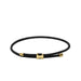 Miansai Orson Pull Bungee Rope Bracelet, Gold Vermeil / Black - Black