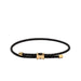 Miansai Orson Pull Bungee Rope Bracelet, Gold Vermeil / Black - Black/Brown