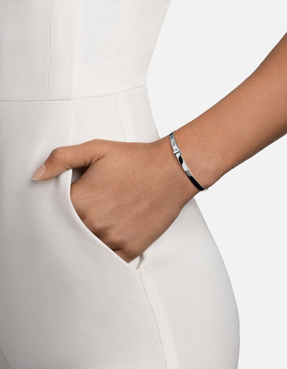 Tailor Cuff Bracelet, Sterling Silver