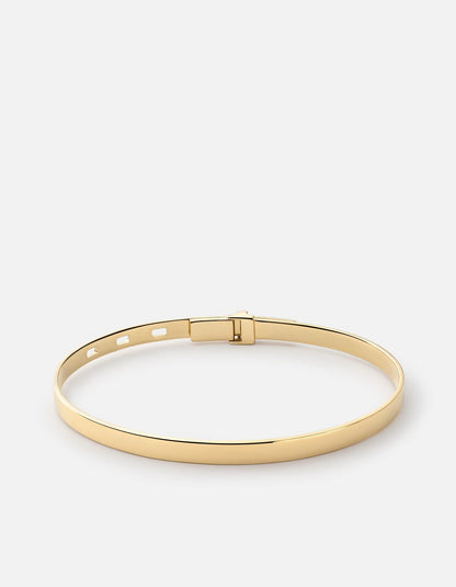 Tailor Cuff Bracelet, Gold Vermeil