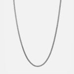 Miansai 3mm Cuban Chain Necklace - Oxidized Brushed