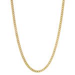 Miansai 4mm Cuban Curb Chain Necklace, Gold Vermeil - Polished Gold