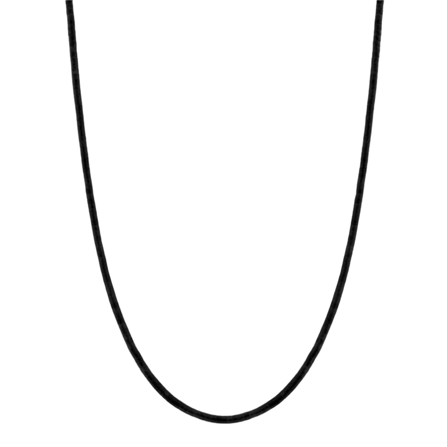 Miansai Zane Onyx Necklace, Sterling Silver