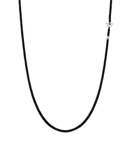 Miansai Zane Onyx Necklace, Sterling Silver