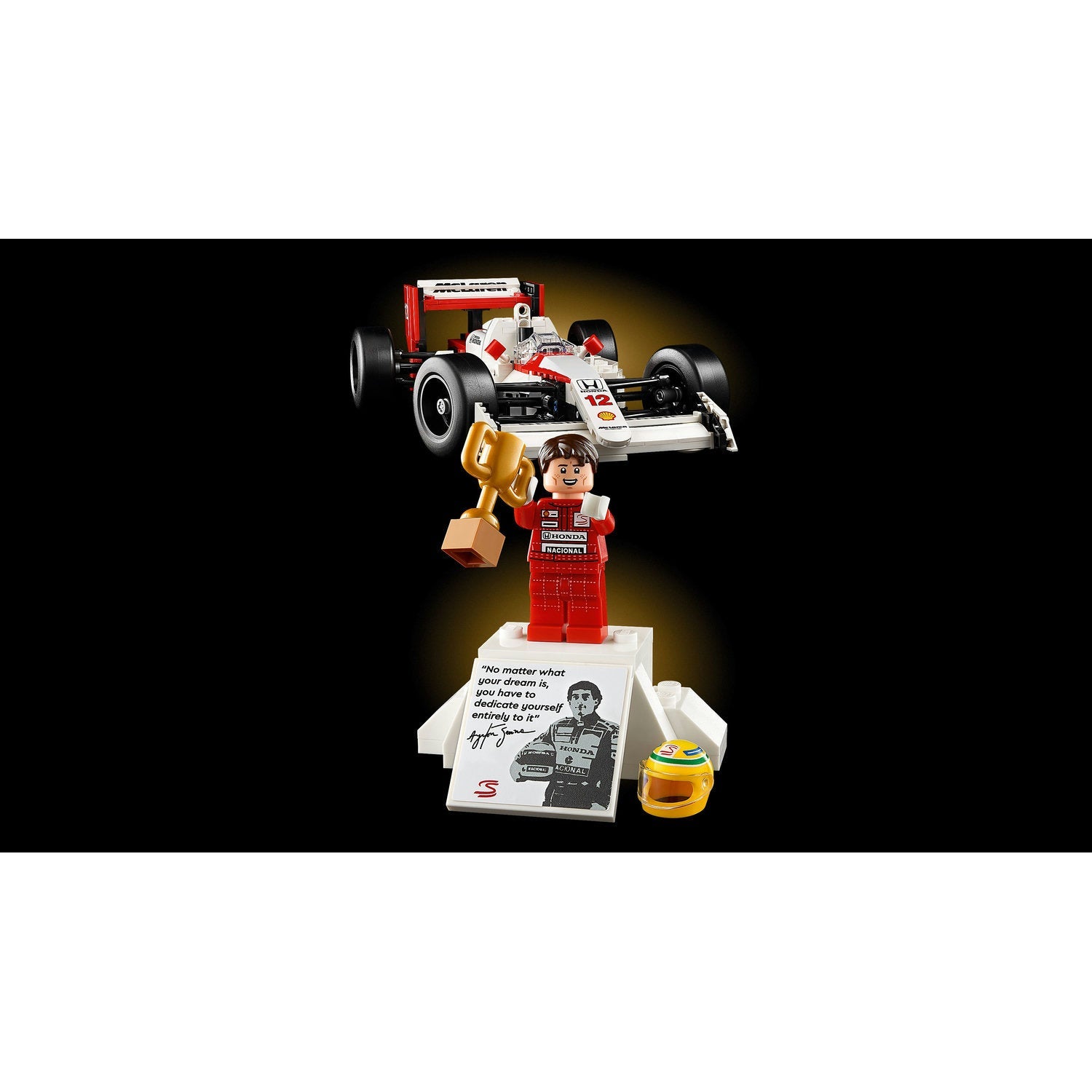 LEGO McLaren MP4/4 & Ayrton Senna Race Car