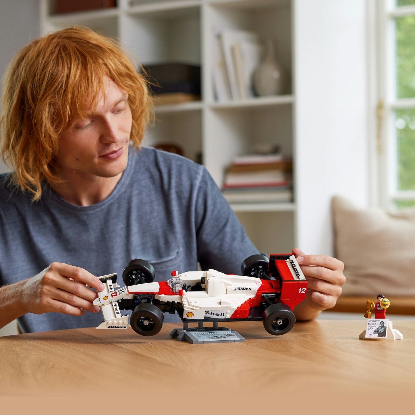 LEGO McLaren MP4/4 & Ayrton Senna Race Car