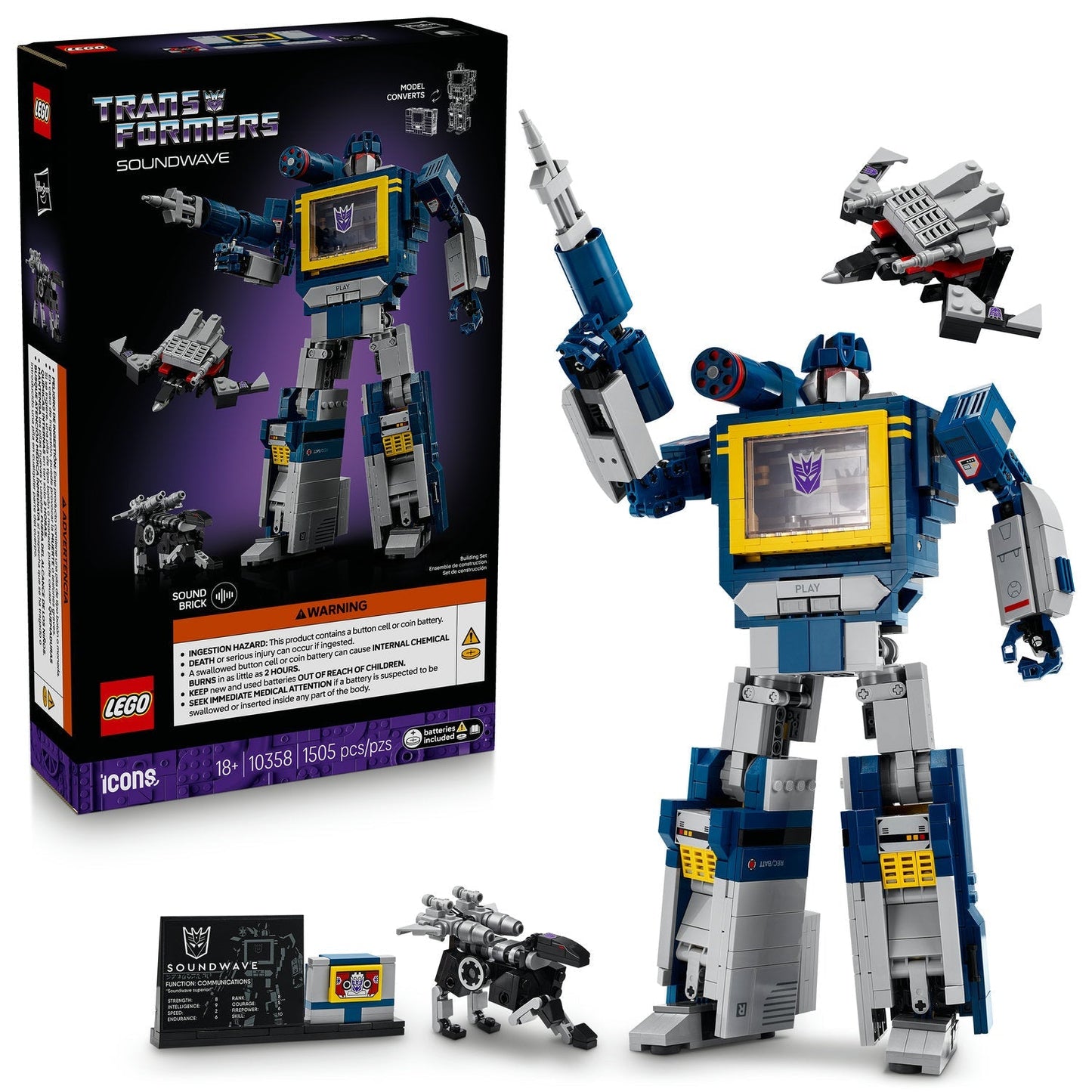 LEGO Transformers: Soundwave