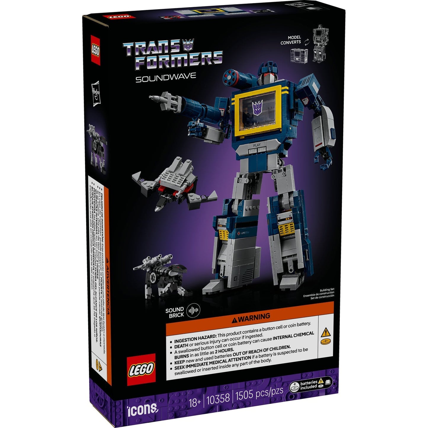 LEGO Transformers: Soundwave