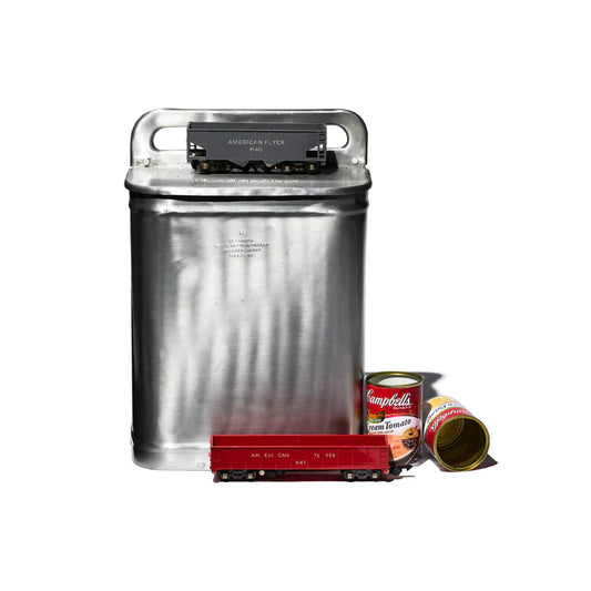 Puebco Aluminum Trashcan