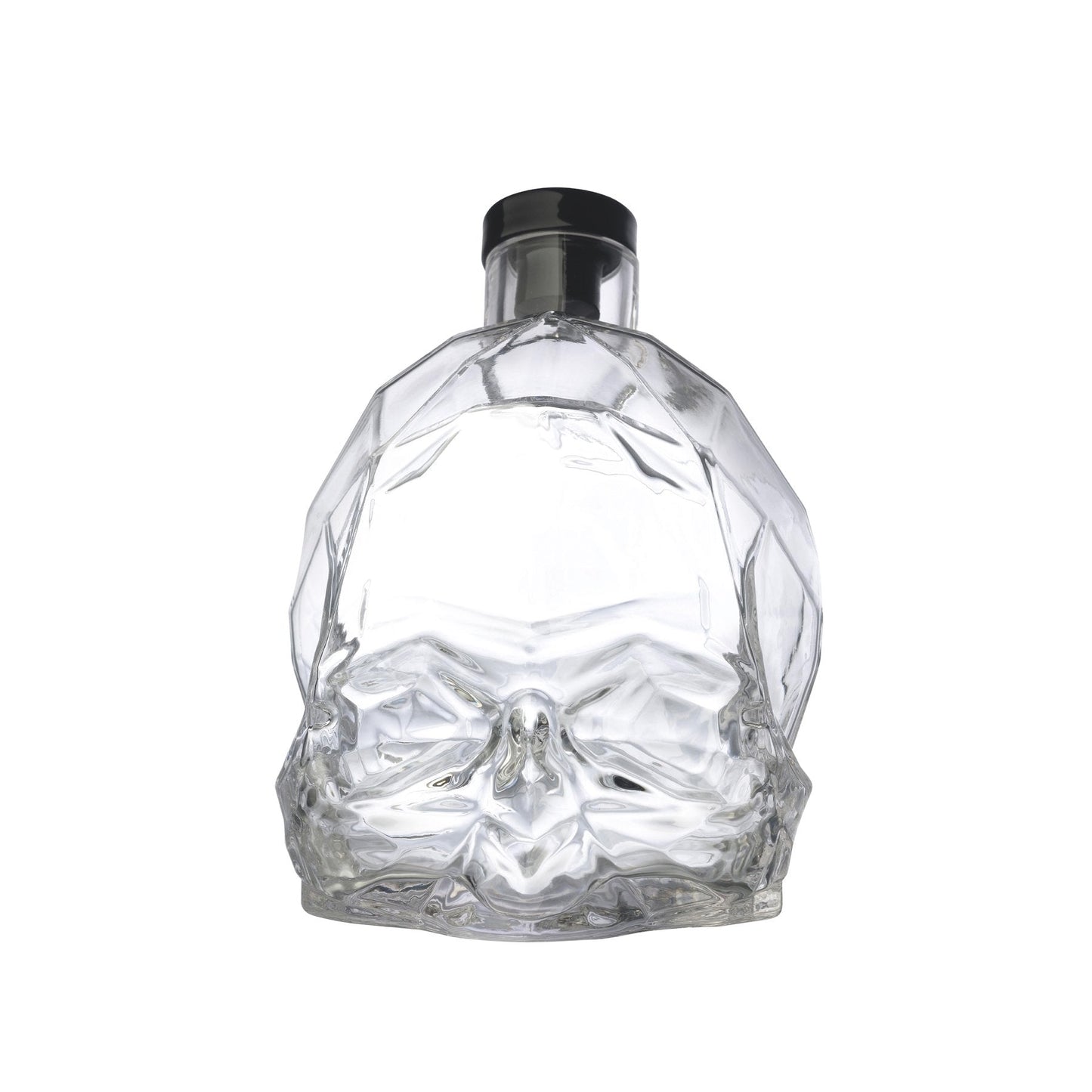 Nude Glass Memento Mori Whiskey Bottle