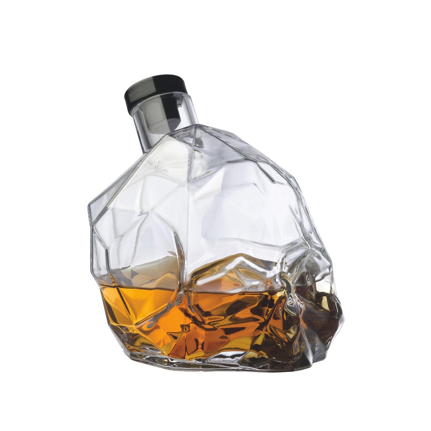 Nude Glass Memento Mori Whiskey Bottle