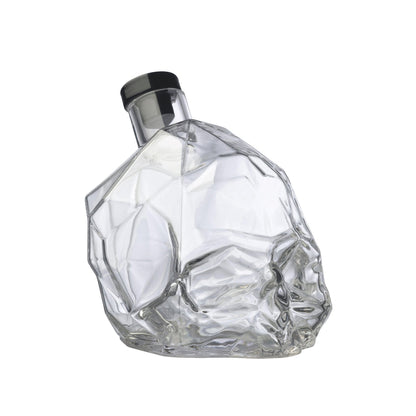 Nude Glass Memento Mori Whiskey Bottle