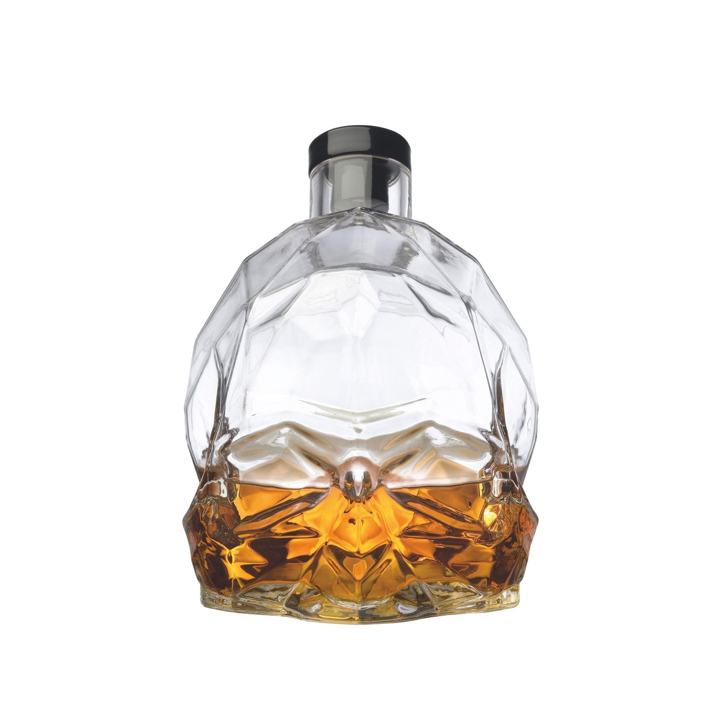 Nude Glass Memento Mori Whiskey Bottle