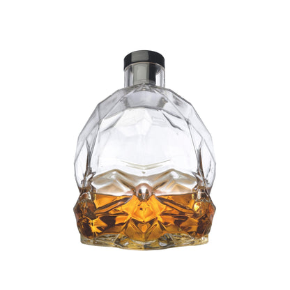 Nude Glass Memento Mori Whiskey Bottle