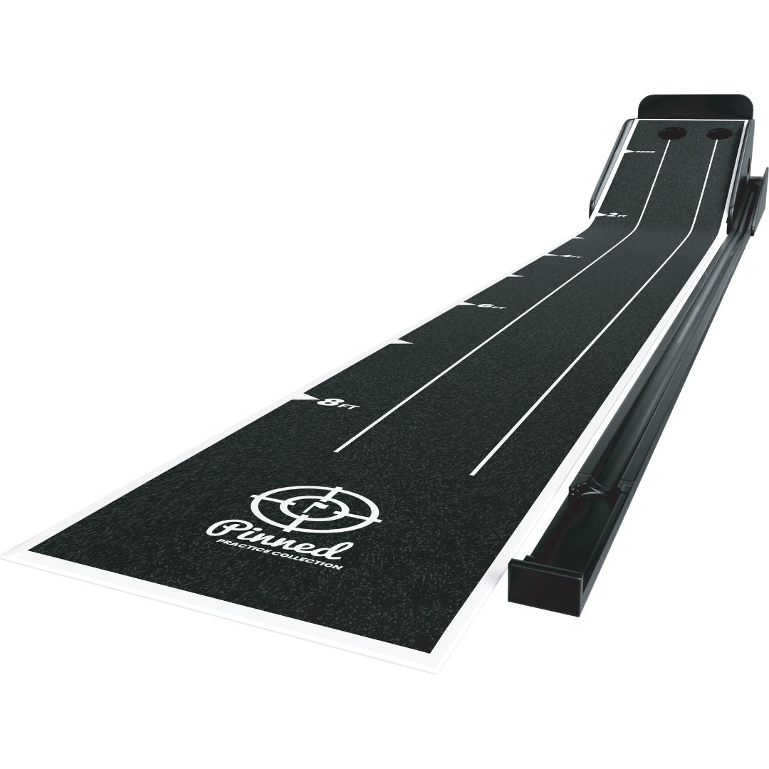 Pinned Golf The Roller Putting Mat Black