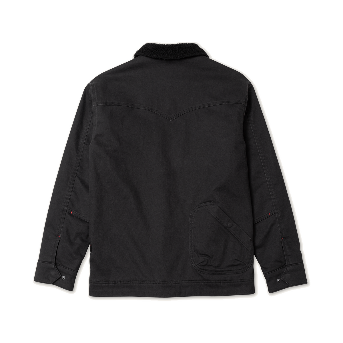 A1 Jacket in Steel Twill & Quilted Nylon