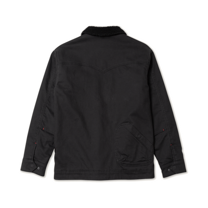 A1 Jacket in Steel Twill & Quilted Nylon