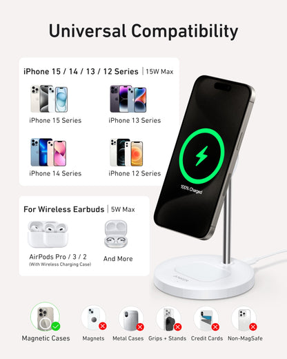 Anker MagGo Wireless Charger (2-in-1 Stand)