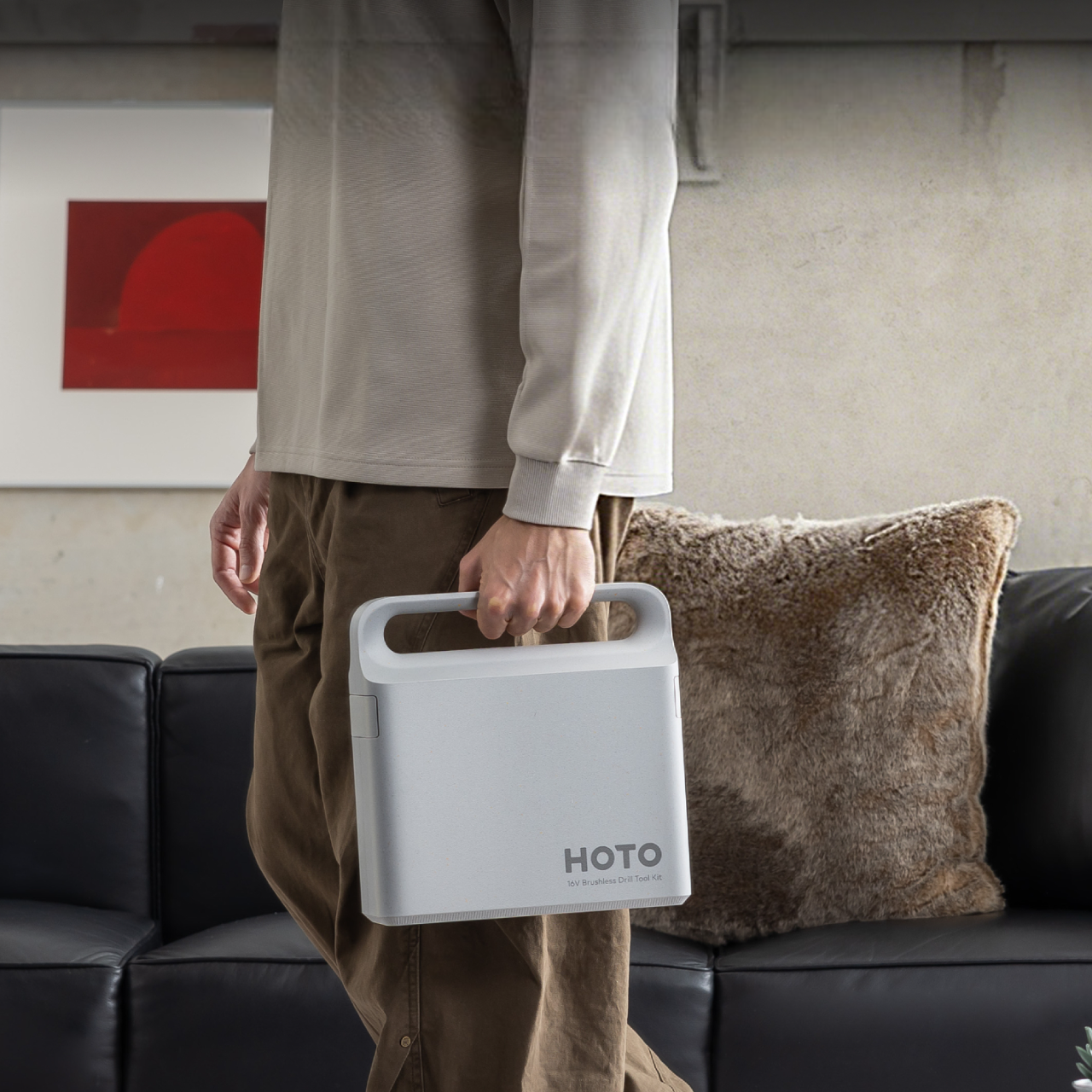 HOTO 16V Brushless Drill Tool Kit