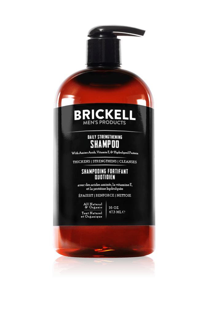 Brickell Daily Strengthening Shampoo 16 oz w pump [859009005673]