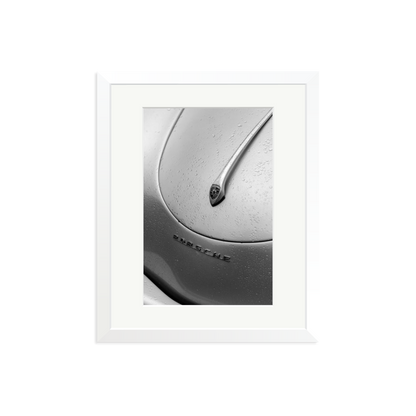 1958 Porsche 356 Speedster Framed Print White Medium