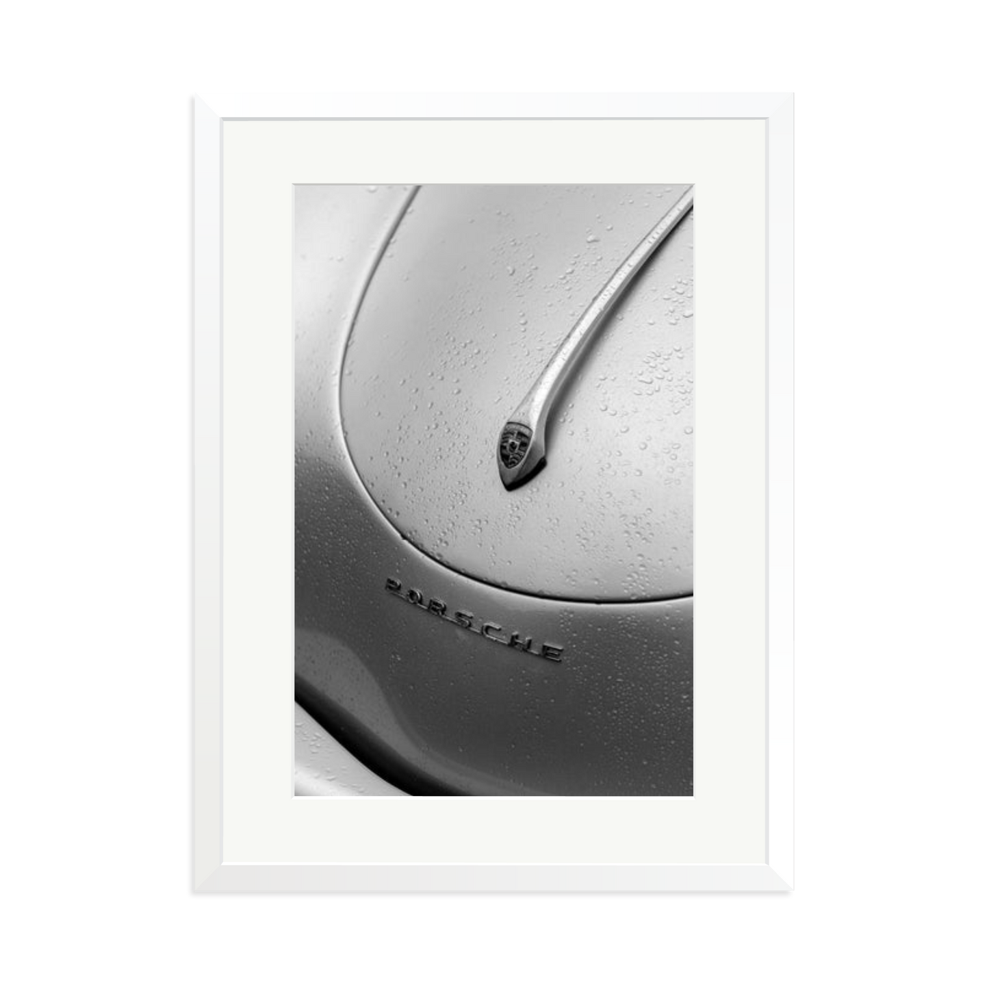 1958 Porsche 356 Speedster Framed Print White XL