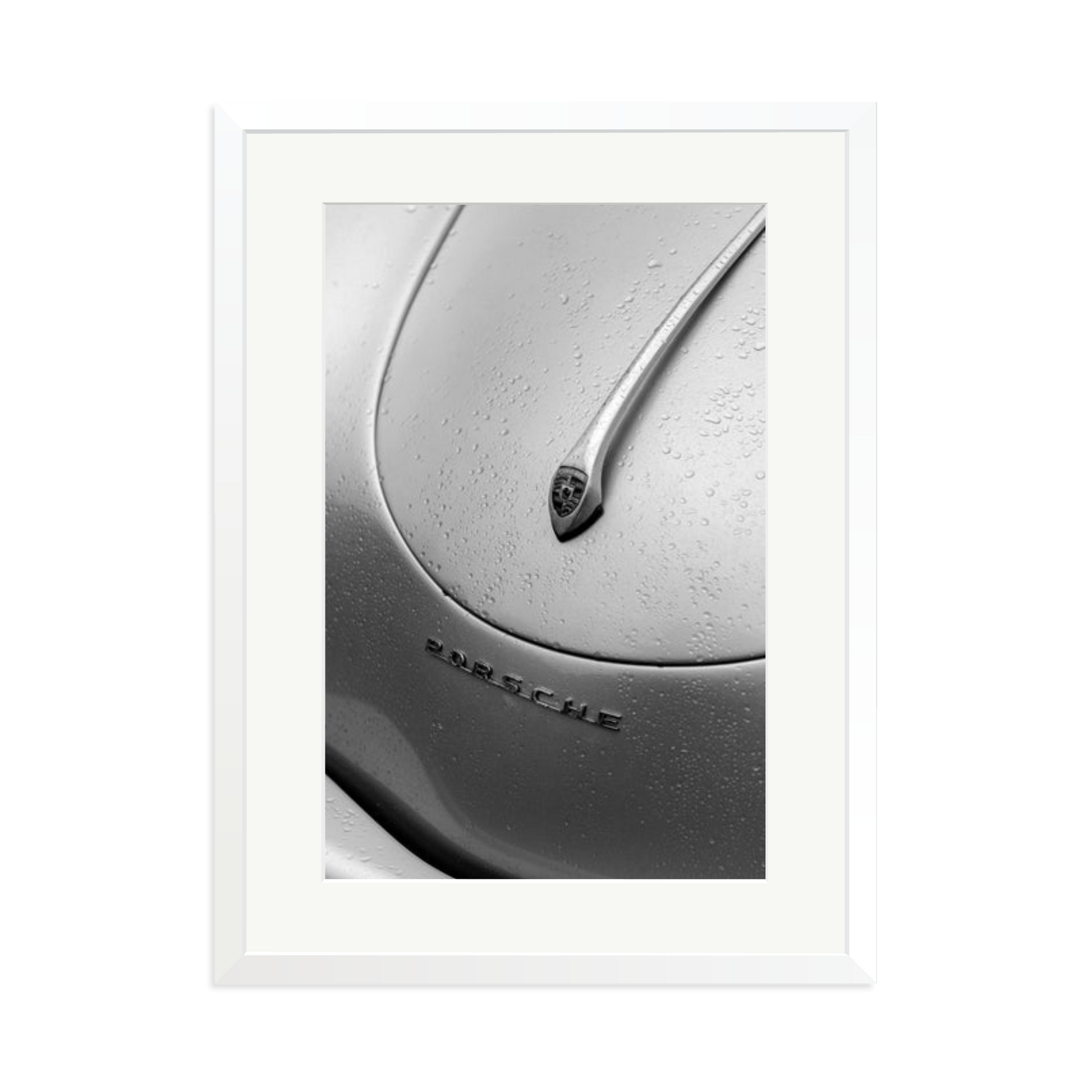 1958 Porsche 356 Speedster Framed Print White XL