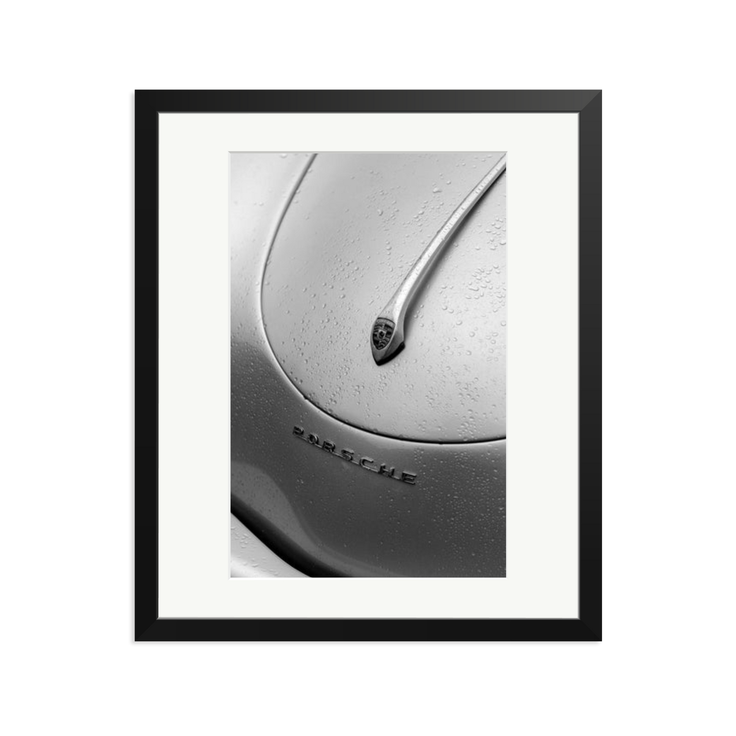 1958 Porsche 356 Speedster Framed Print Black Large