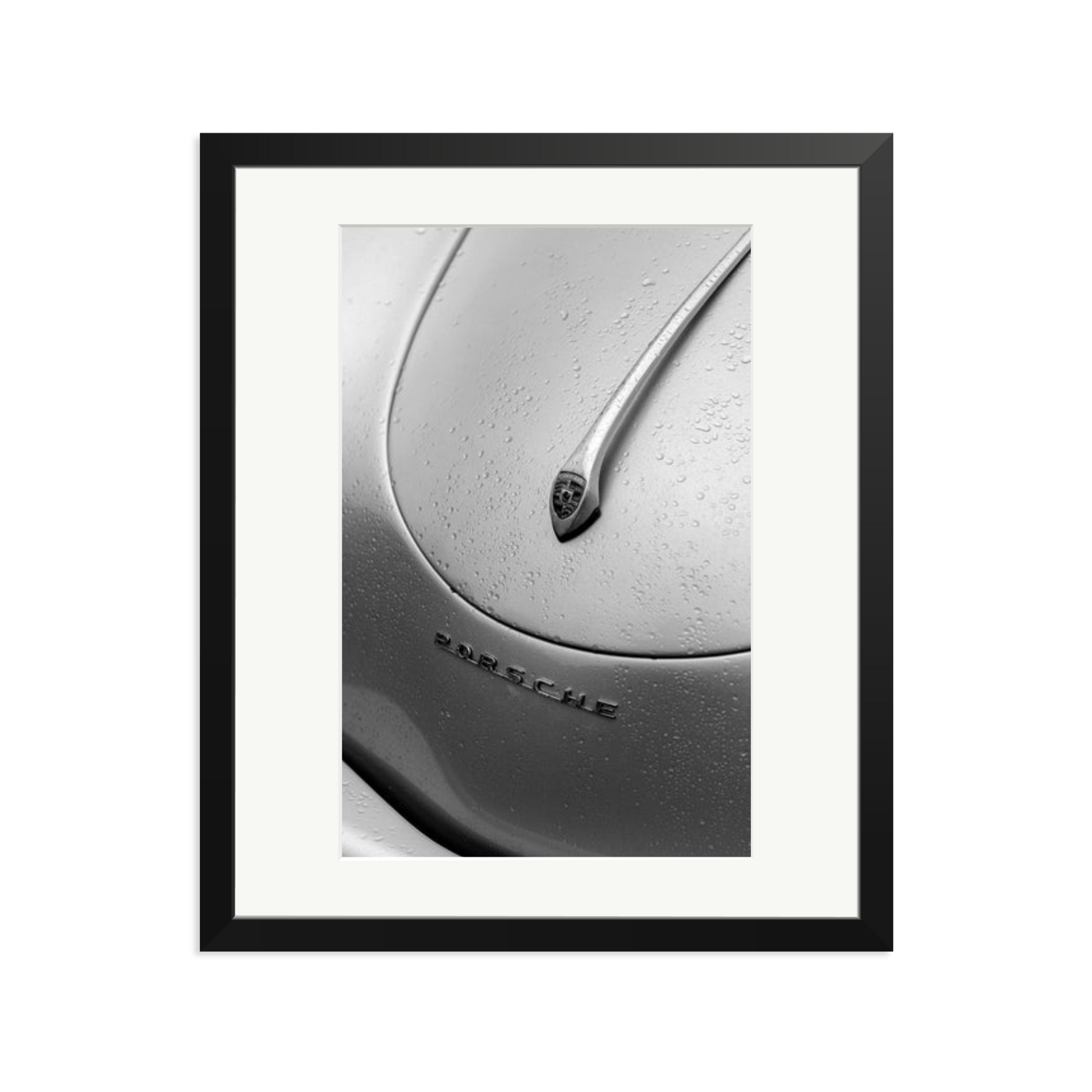1958 Porsche 356 Speedster Framed Print Black Large