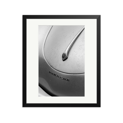 1958 Porsche 356 Speedster Framed Print Black Large