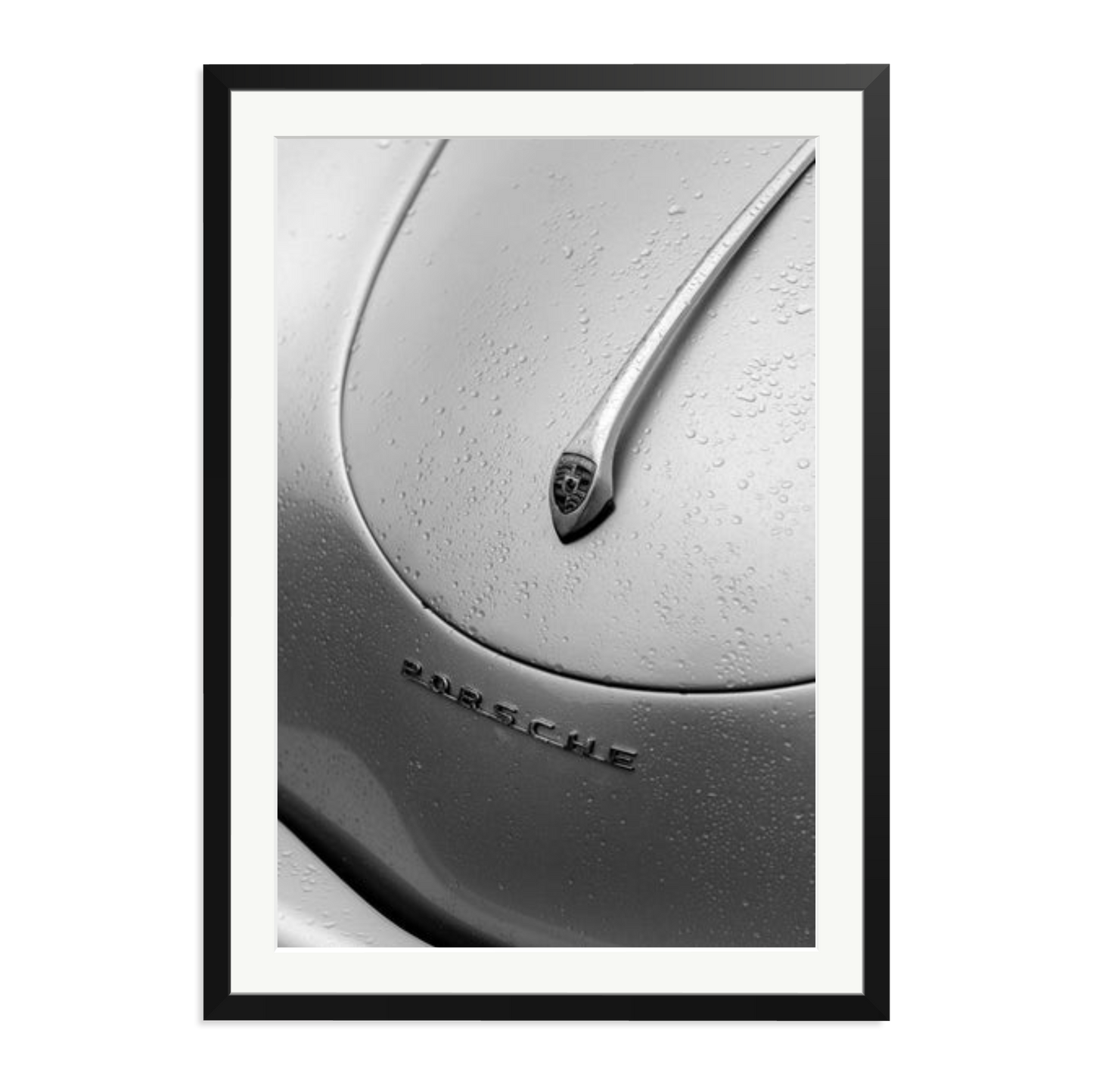 1958 Porsche 356 Speedster Framed Print Black XXL