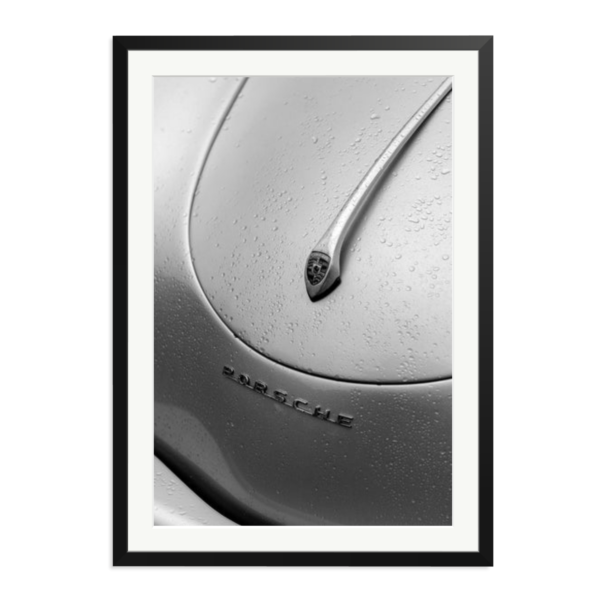 1958 Porsche 356 Speedster Framed Print Black XXL
