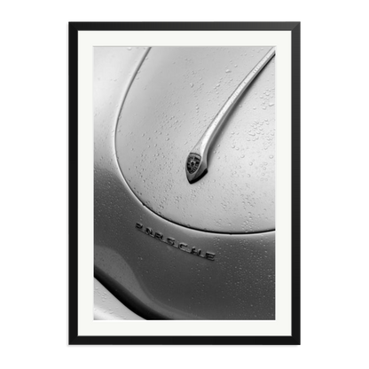 1958 Porsche 356 Speedster Framed Print Black XXL