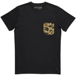Ball and Buck Pocket Tee - Black/Original Camo