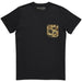 Ball and Buck Pocket Tee - Black/Original Camo