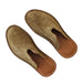 Mr. Grumpy Leather Slippers - Olive