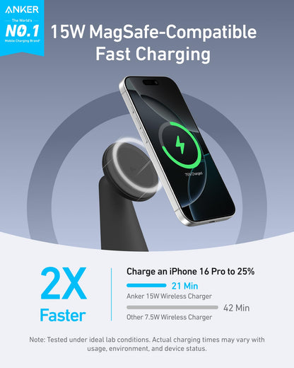 Anker MagGo Wireless Charger with USB-C Cable