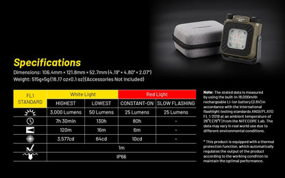 Nitecore NWL30 3-in-1 Outdoor Lantern & Mosquito Repeller