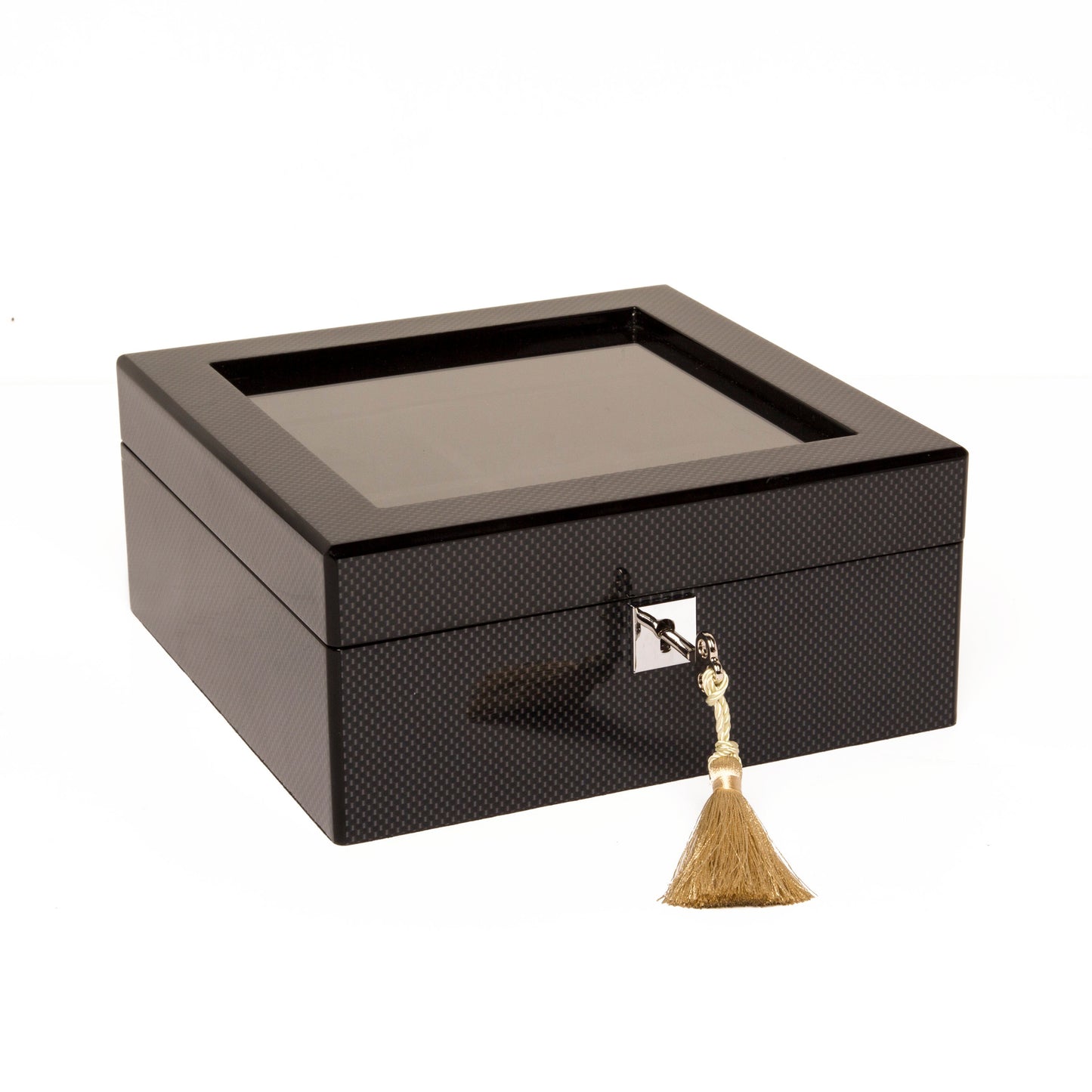 Carbon Fiber 6-Slot Watch Box Default Title