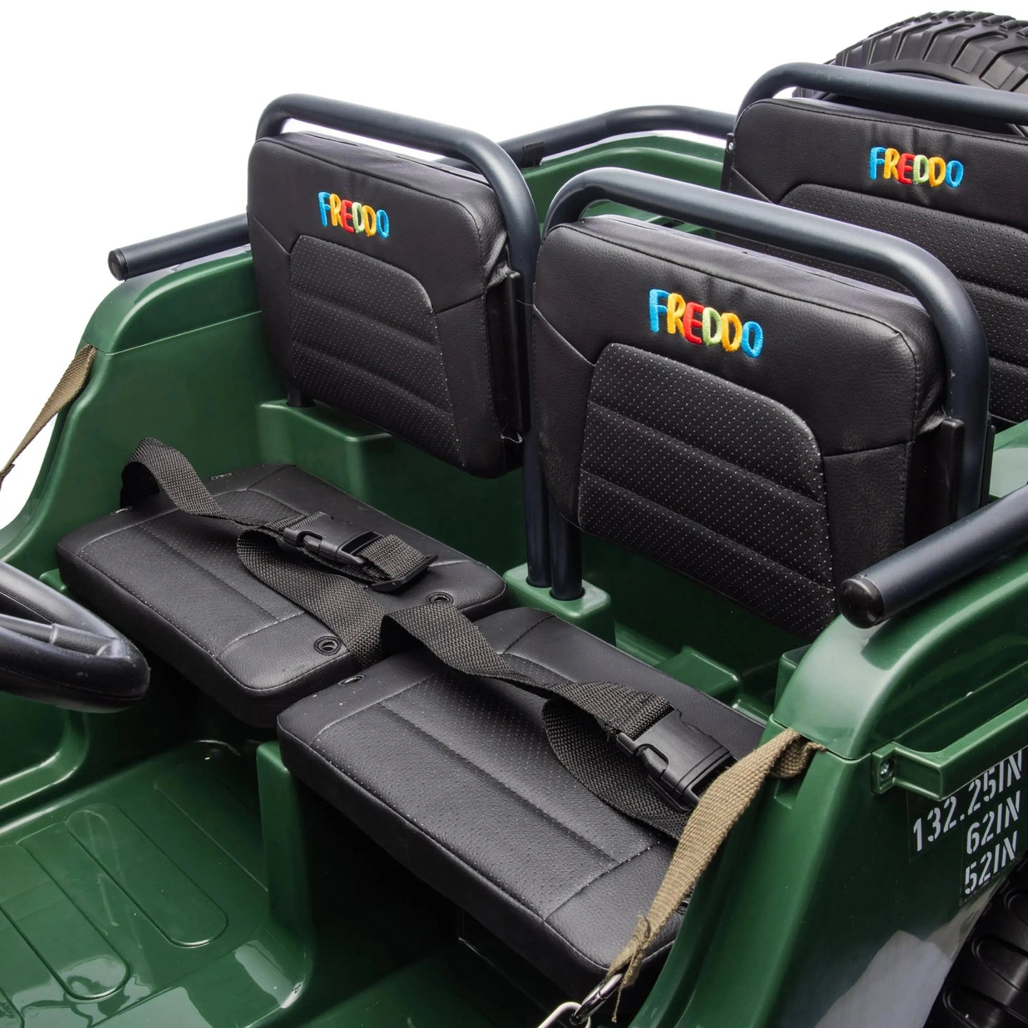 Freddo Toys 24V Freddo Military Willy Truck 3 Seater Electric Ride on