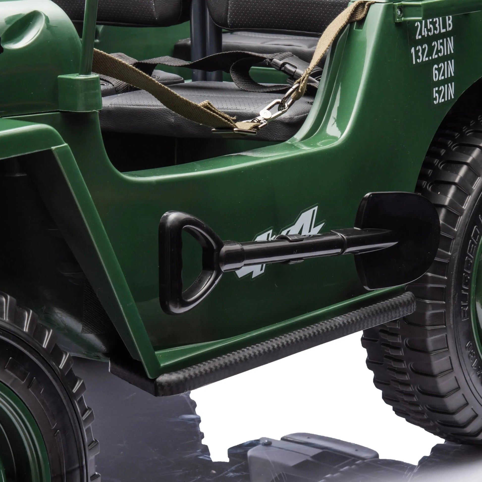 Freddo Toys 24V Freddo Military Willy Truck 3 Seater Electric Ride on