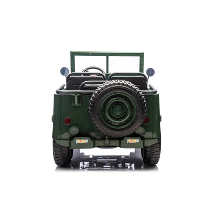 Freddo Toys 24V Freddo Military Willy Truck 3 Seater Electric Ride on