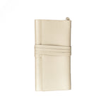 Abby Travel Jewelry Roll - Pearl White