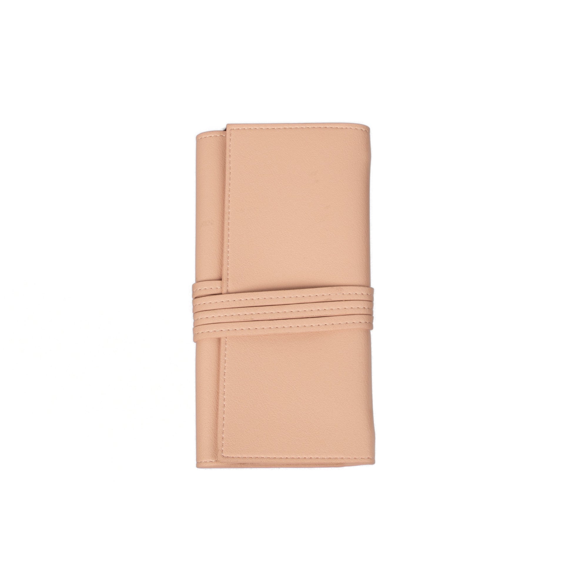Abby Travel Jewelry Roll Pink