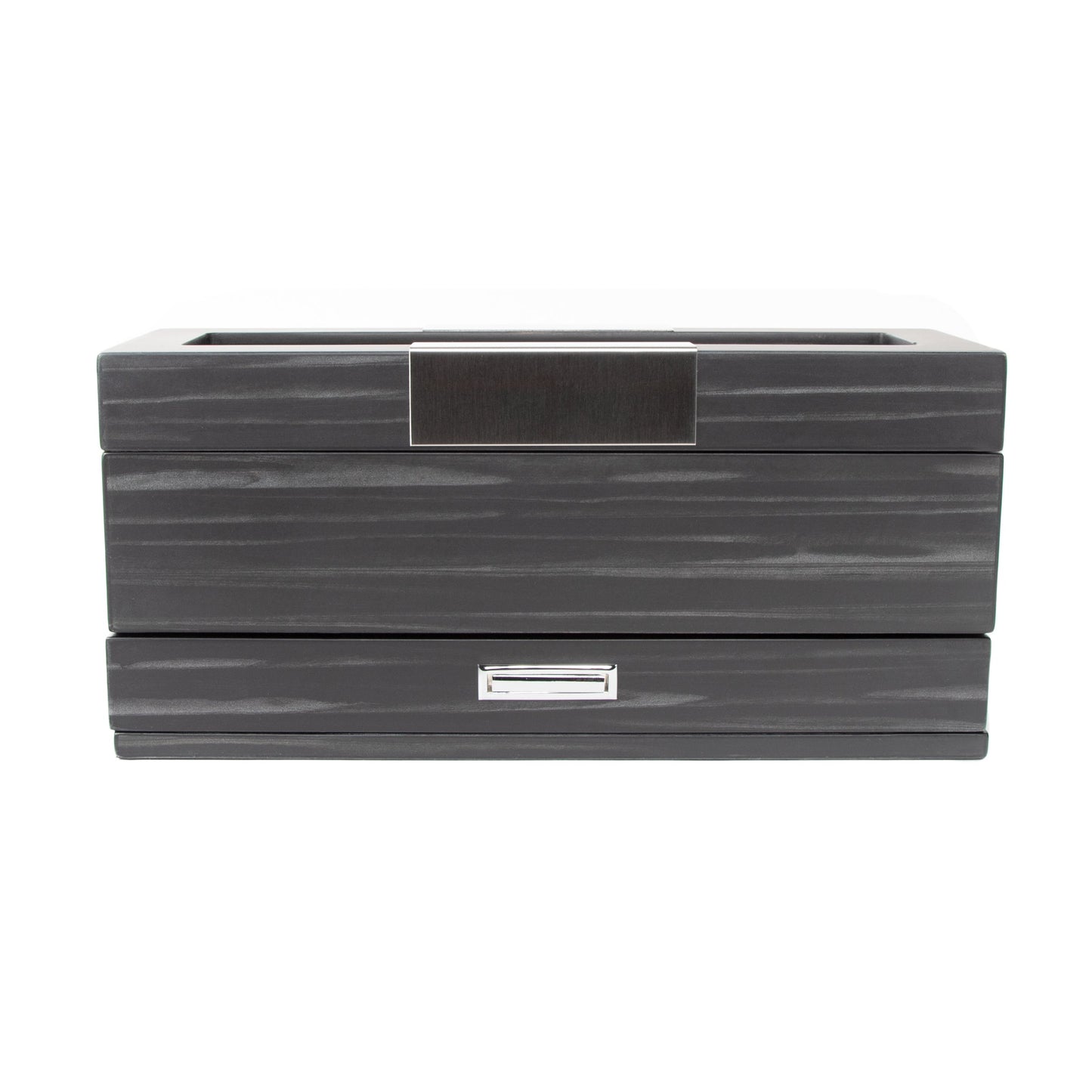 Matte Black 5-Slot Watch Box