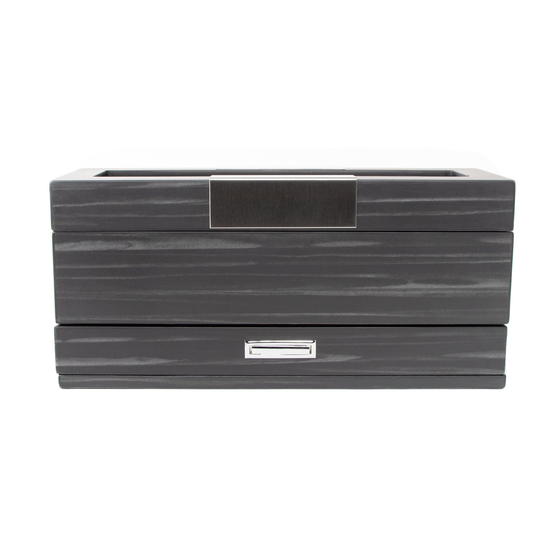 Matte Black 5-Slot Watch Box
